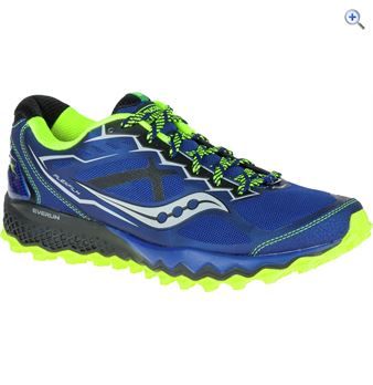 Saucony Peregrine 6 Men's Trail Shoe - Size: 10 - Colour: Blue / Black